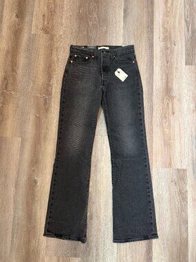NWT Levi's Wedgie Bootcut Jeans Crackle Size 27x32 High Rise